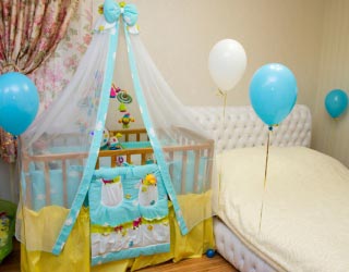 Оформление комнаты для новорожденной девочки